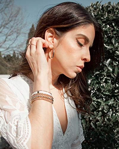 925 Sterling Silver Oval Hoop Earrings Sterling Silver Lightweight Oval Hoop Earrings for Women Gilrs #OWK006