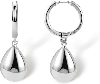 925 Sterling Silver Teardrop  Earrings for Women Girls Waterdrop #OWK011