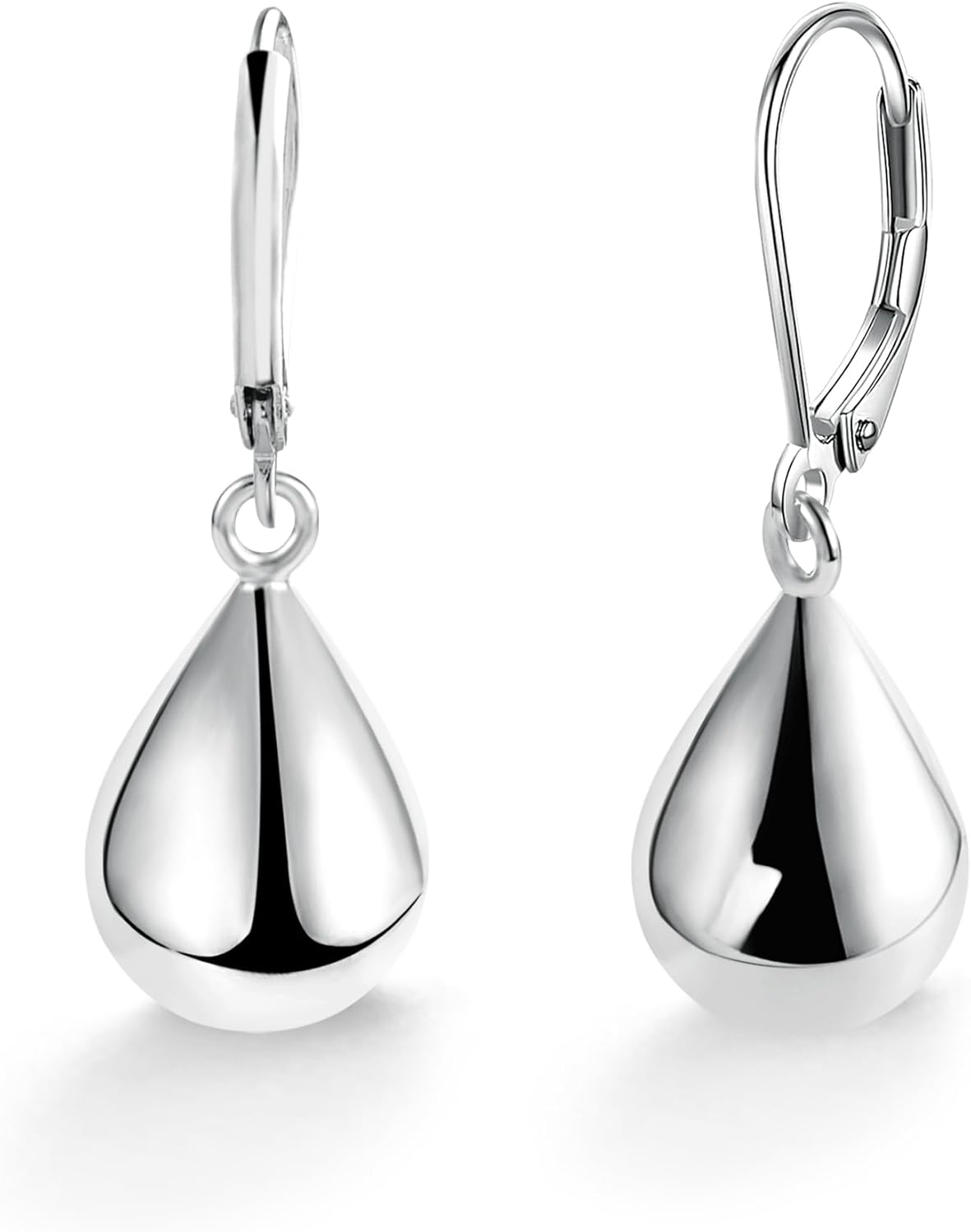 925 Sterling Silver Teardrop  Earrings for Women Girls Waterdrop #OWK011